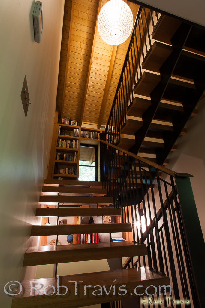 View of Downstairs Stairway to Landing
