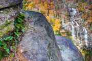 Whitewater Falls Horiz Autumn