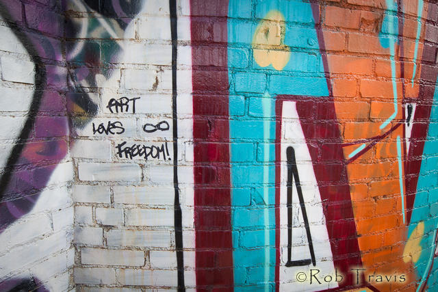 Graffiti in the River Arts District
