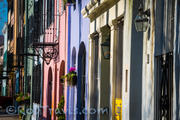 Rainbow Row in Charleston