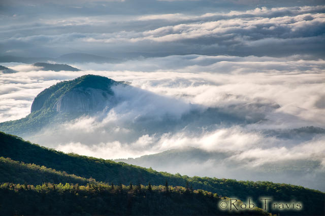High and Mighty Looking Glass Rock in Pisgah National Forest