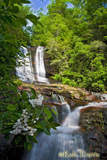 Connestee Falls, with Laurel