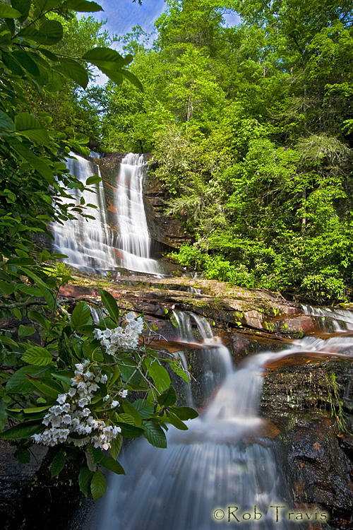 Connestee Falls, with Laurel