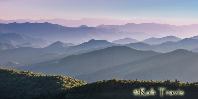 Interplay of Light and Landscape, Cowee Mountain Overlook