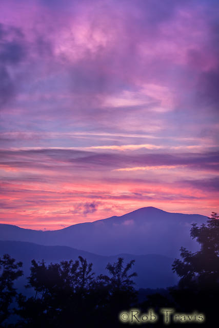 Cold Mountain Sunset (V)