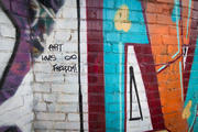 Graffiti in the River Arts District
