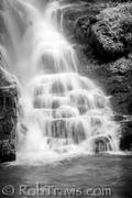 Eastatoe Falls, Black and White 