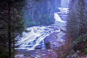 Triple Falls, DuPont Forest - Winter setting in...