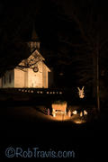 Nativity at Church in Brevard, NC - Vertical