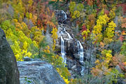 Whitewater Falls - Autumn Panorama