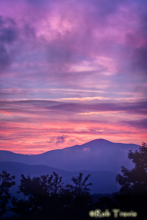 Cold Mountain Sunset (V)