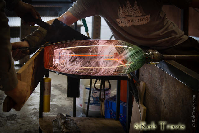 Billy Guilford, assisted by Geoff Koslow. Lexington Glass Works