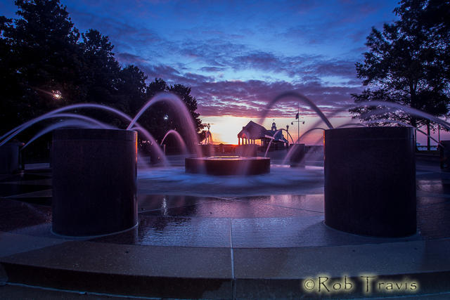 Memorial Day Sunrise at Riverside Park